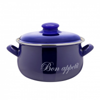 Кастрюля эмалированная 5,0 л «Bon appetit» 568