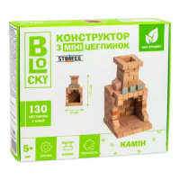 Будівельний набір для творчості з міні-цеглинок BLOCKY Камін Strateg