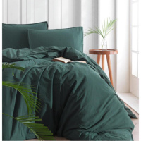 Комплект постільної білизни SoundSleep Stonewash Adriatic dark green євро зелений (92670563)