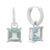 Серебряные серьги CatalogSilver с натуральным топазом 5.692ct (2179610)