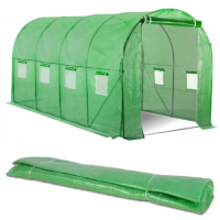 Пленка для теплицы 10 м2 (4х2,5х2м) 140 г/м2, UV, ветропрочная, морозостойкая, Зеленая