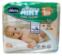 Підгузки Chicco 2 розміру 3-6 кг 25 шт (Італія)