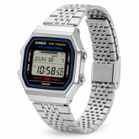 Чоловічий годинник Casio ABL-100WE-1A з Bluetooth, крокоміром та сталевим браслетом