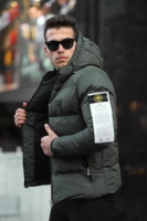 Куртка зимова Stone Island хакі