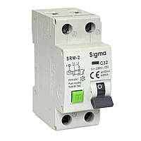 TENCE ПЗВ дифавтомат   2 полюси, 32А, 30мА