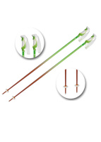 Палиці гірськолижні Komperdell Rebellution 2 Ski Poles 120 см (18 мм) Tone Green/Orange (1329201-48-120)