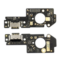 Разъём зарядки для Xiaomi Redmi Note 12 (5G)/ Poco X5 на плате с микрофоном и компонентами Original