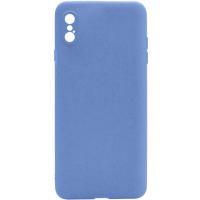 Силіконовий чохол Candy Full Camera Для Apple iPhone X / XS (Блакитний / Mist blue) - купити в SmartEra.ua