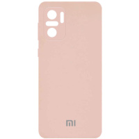 Чохол Silicone Cover Full Camera (AA)Для Xiaomi Redmi Note 10 / Note 10s (Рожевий / Pudra) - купити в SmartEra.ua