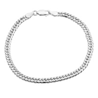 Серебряный браслет CatalogSilver с без камней, вес изделия 5,48 гр (2172062) 19 размер