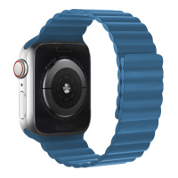 Ремешок силиконовый Hoco iWatch WA07 magnetic 38/ 40/ 41mm blue