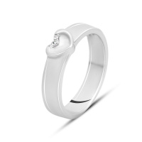 Серебряное кольцо CatalogSilver с фианитами, вес изделия 3,39 гр (2143741) 18 размер