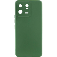 Чохол Silicone Cover Lakshmi Full Camera (A) для Xiaomi 13, Зелений / Dark green - купити в SmartEra.ua