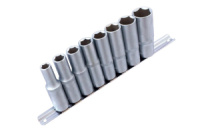 Набор головок шестигранных 1/2« Сила 8 шт. удлиненные (10-22 мм) (251608)