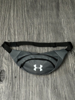 Бананка Under Armour сіра біле лого