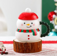 Кружка с крышкой новогодняя Merry Christmas 1 13685 400 мл