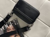 Сумка чоловіча COACH GRAHAM CROSSBODY чорний класичний