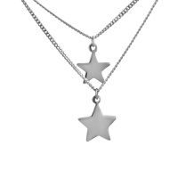 Серебряное колье CatalogSilver с без камней, вес изделия 2,41 гр (2134497) 400450 размер