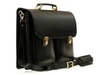 Портфель ручної роботи шкіряний Чорний (1939512630)