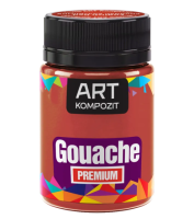 Гуаш художня PREMIUM «ART Kompozit», 60 мл, Англійська червона