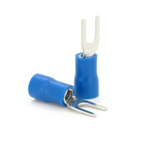 Клемма тип «U» 0.5мм, SV2-3.2, провод 1.5-2.5, изолированная, максимальный ток 27А, под обжимку, латунь, 100 штук в упаковке, цена за упаковку