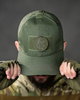 Кепка нац гвардія олива ДЛ6320