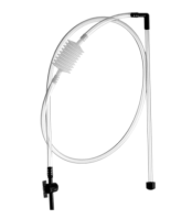 Зливна трубка 33см/110см з насосом і краном для стягування вина, пива, браги