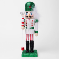 Фигура новогодняя Novogod'ko Щелкунчик 974683 20 см белая