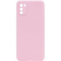 Силіконовий чохол Candy Full Camera Для Samsung Galaxy A02s (рожевий / Pink Sand) - купити в SmartEra.ua