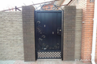 Ворота кованые, ворота с профлиста, ворота с металла