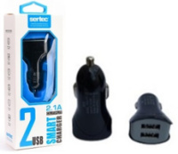 АЗУ 2USB SERTEC ST-217 BLACK/WHITE