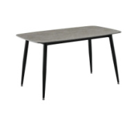 Стіл Роялті обідній кераміка сіра 120х80 см