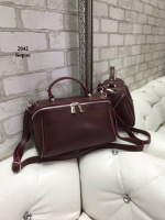 Бордо — фурнітура срібло — дорогий турецький матеріал — клатч без логотипа на одне відділення на блискавці (2042)