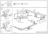 Тягово-зчіпний пристрій (фаркоп) Lexus NX300, NX300H (2014-2021)