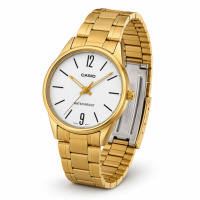 Жіночий годинник Casio LTP-V005G-7B — Класична модель у золотистому кольорі з мінеральним склом