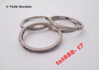 Прокладка - уплотнение под колено в цилиндр [ АЛЮМИНИЙ ] ЯВА/JAWA 350, 634, 6V Made in Китай