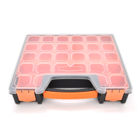 Пластиковый переносной ящик для инструментов 280 х 310 х 60мм F-312