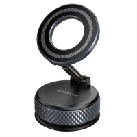 Автотримач для телефона BOROFONE BH144 Custodio vacuum suction cup magnetic holder(multi-scene) black metal gray (6941991127656)
