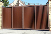 Ворота из профлиста, ворота из поликарбоната, ворота металл