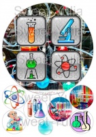 Вафельные картинки на тему: Химики