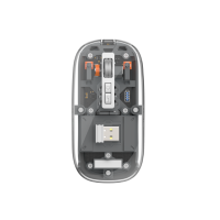 Миша бездротова WIWU Crystal Magnetic Wirless Mouse WM105 (Dual-bluetooth +2.4G three-mode) Grey (6976195091083)