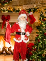 Санта Клаус, Новый год - детский карнавальный костюм