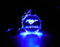 Led брелок кристал MUSTANG