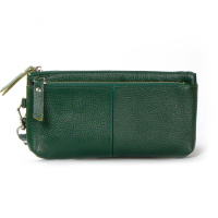 PODIUM Косметичка кожа A-00276 green