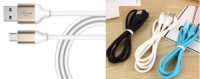 Кабель USB/TYPE-C круглий із TPE пластику (2 м) WHITE без упаковки