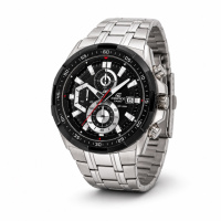 Чоловічий годинник Casio Edifice EFR-539D-1A з хронографом та сталевим браслетом