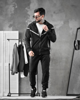 Чоловічий спортивний костюм black ДЛ6263