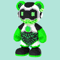 Конструктор Magic Blocks у вигляді ведмедика Bearbrick