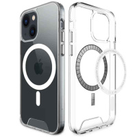 Чохол для Apple iPhone 14 (6.1«») - TPU Space Case with MagSafe Прозорий