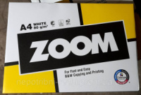 Папір офісний A4 80г/м2 500арк клас С Zoom, білий
